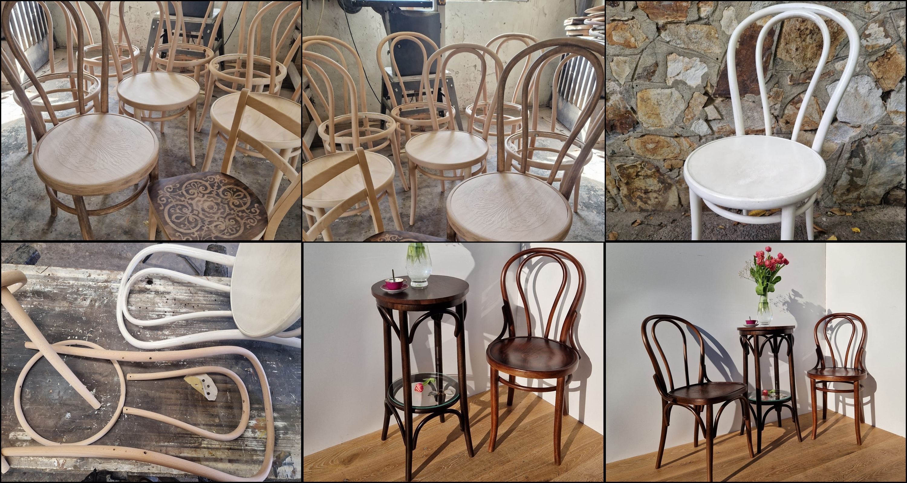 Renovace ikonických židliček Thonet No. 18